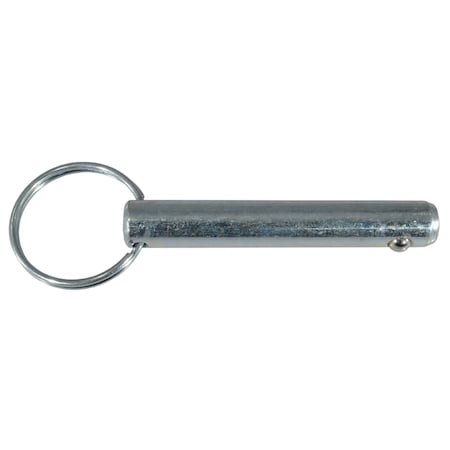 Midwest Fastener Cotterless Hitch Pin, 1/2 in Dia, 2-1/2 in Usable L, Steel, 3 PK 930165